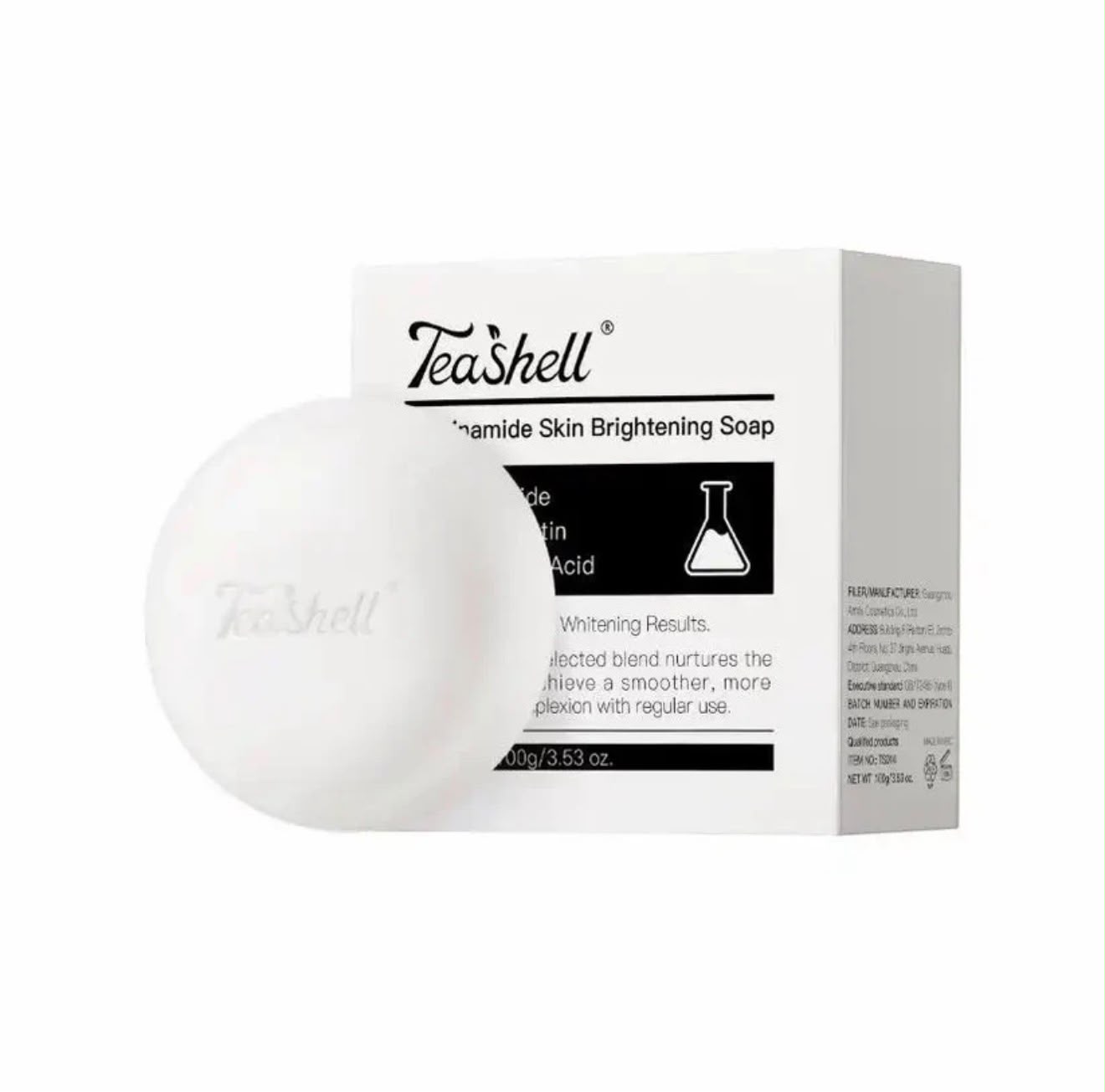 Teashell Niacinamide Skin Brightening Soap — 100g